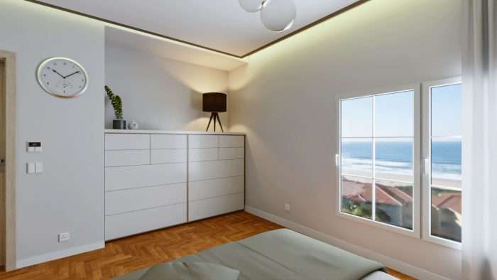 3D design and 3D rendering of a bedroom project from LUXE3D