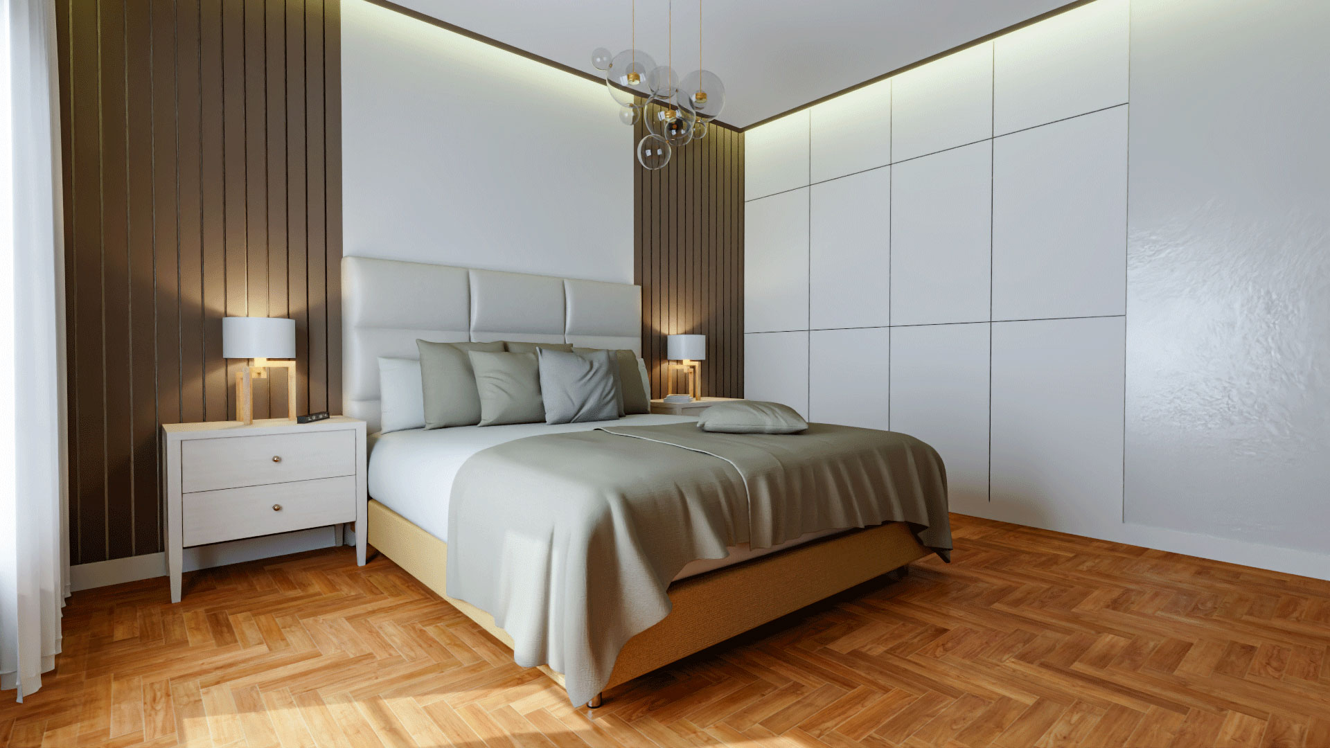 LUXE3D-Bedroom-3-Rendering-6 3D design and 3D rendering of a bedroom project from LUXE3D